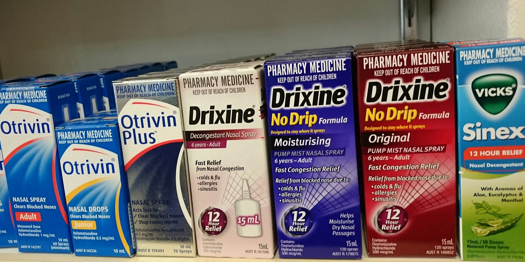 Nasal sprays and insomnia